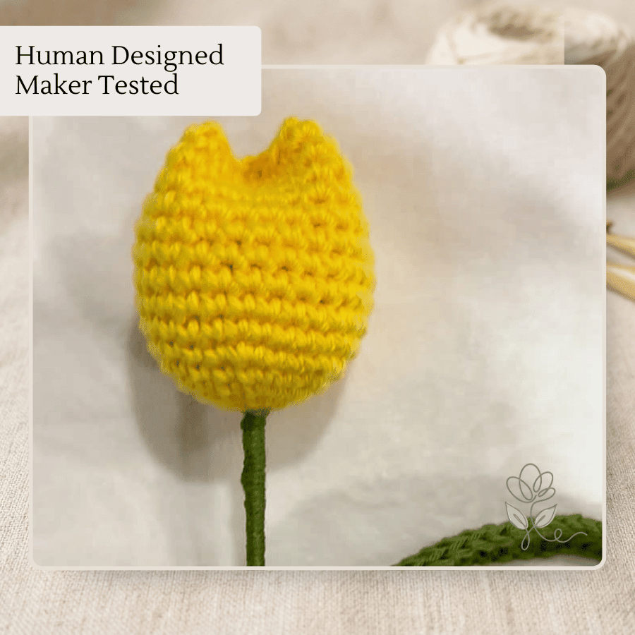 Basic Tulip - Crochet Pattern (PDF Download) - Soft Petal Crochet