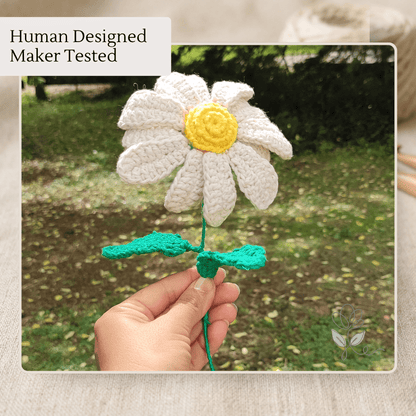 The Simply Sweet Daisy — Crochet Pattern (PDF Download) - Soft Petal Crochet