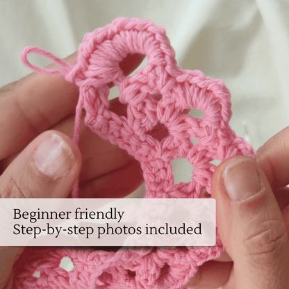 The Simply Sweet Rose — Crochet Pattern (PDF Download) - Soft Petal Crochet