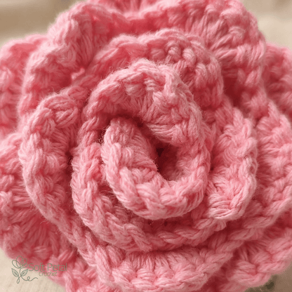 The Simply Sweet Rose — Crochet Pattern (PDF Download) - Soft Petal Crochet